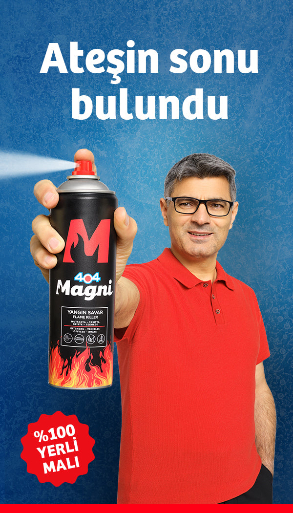 404 Magni Yangın Söndürücü Sprey 500 ml 2li