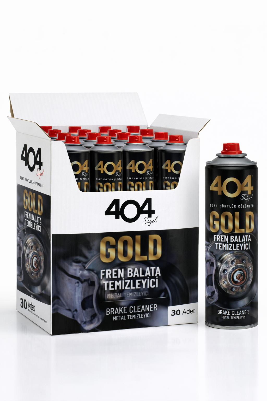 404 Gold Fren Balata Spreyi 500ml 30lu Koli
