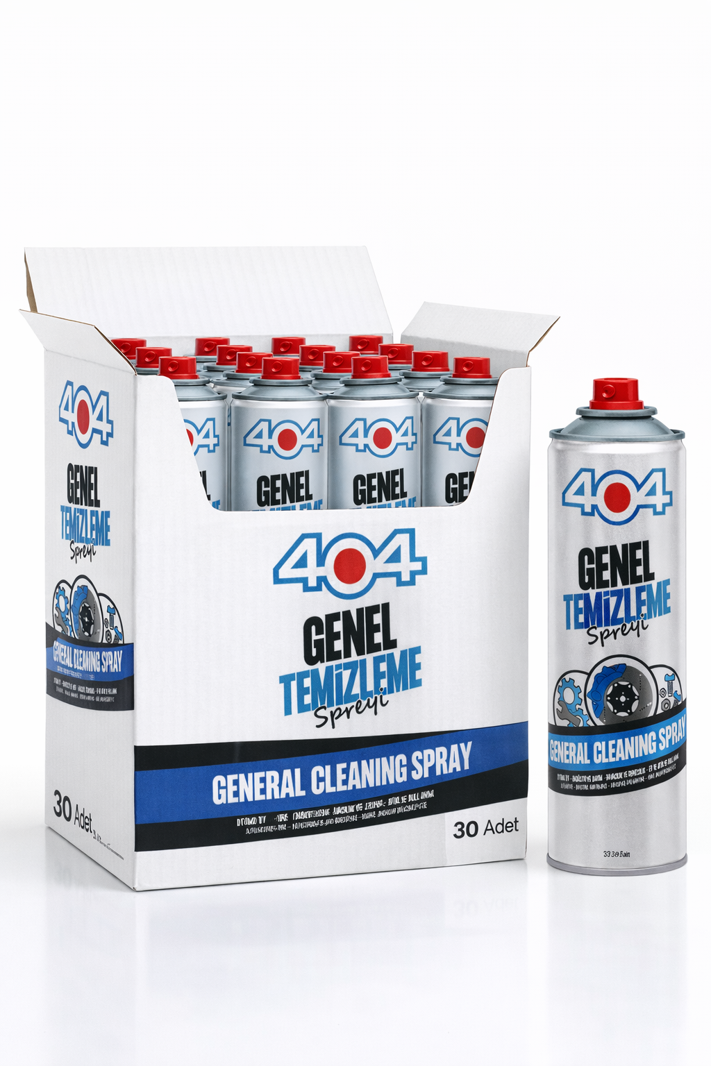 404 Genel Temizleme Spreyi 500ml 30lu Koli