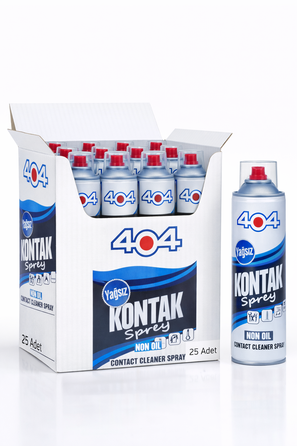 404 Kontak Sprey Yağsız 400ml 25li Koli