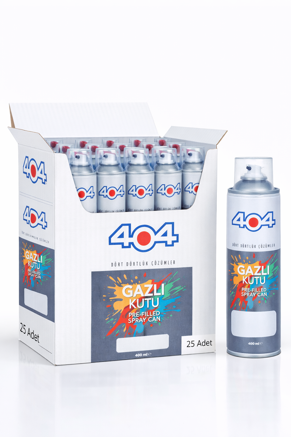 404 Gazlı Kutu 400ml 25li Koli
