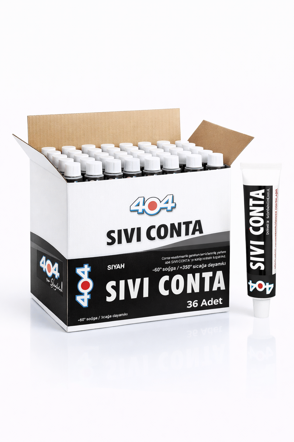 404 Sıvı Conta Siyah 80gr 36lı Koli