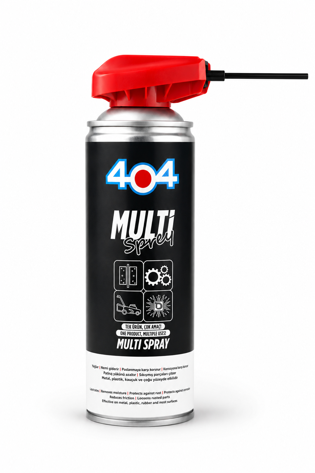 404 Multi Sprey 400 ml Çok Amaçlı Yağlayıcı Pas Sökücü Koruyucu Sprey